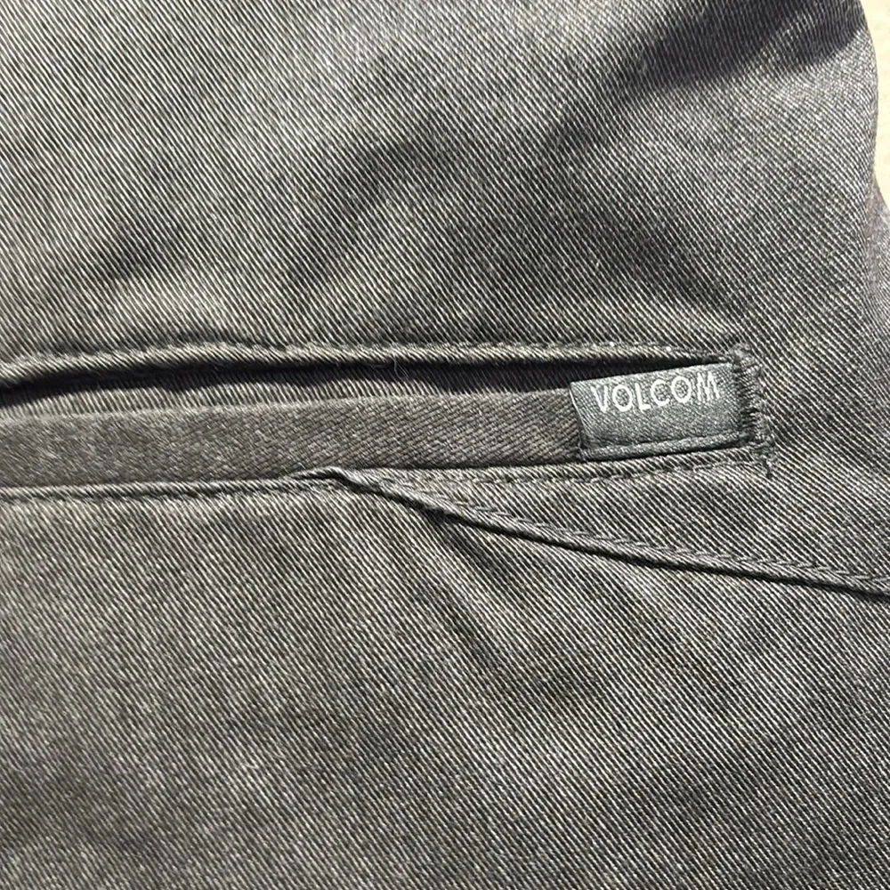Volcom Charcoal Flat Front Shorts